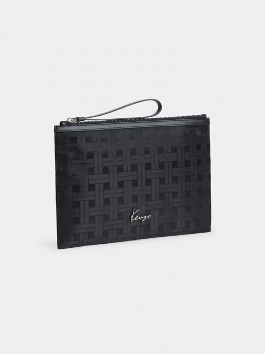 KENZO 'KENZO Mura' large black clutch