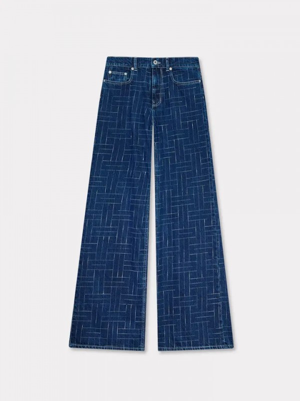 KENZO Weave' AYAME wide pants in japanese denim