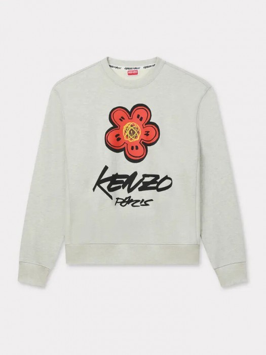 KENZO pale grey 'Kenzo x Futura 2000' sweatshirt