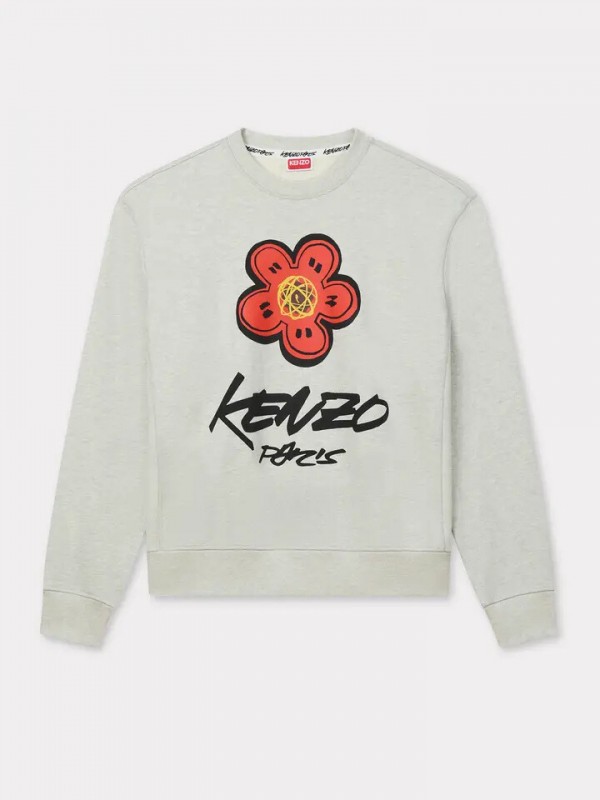 KENZO pale grey 'Kenzo x Futura 2000' φούτερ