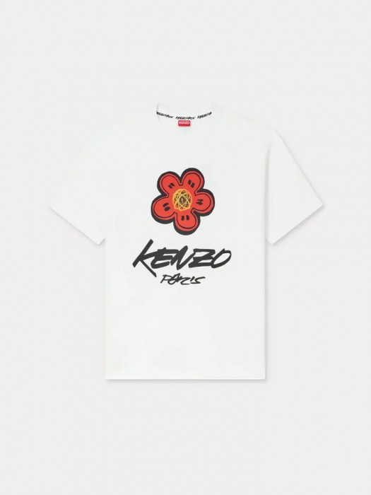 KENZO off white 'Kenzo x Futura 2000' T-shirt in cotton