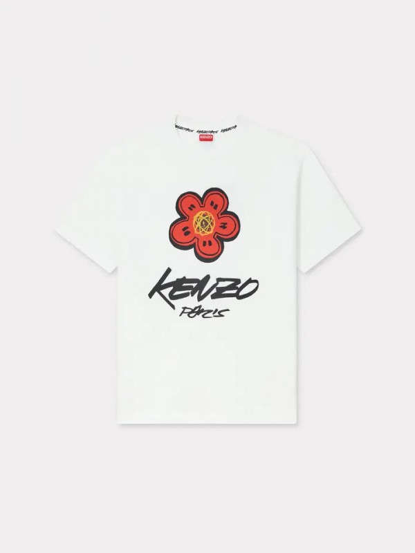 KENZO off white 'Kenzo x Futura 2000' T-shirt in cotton