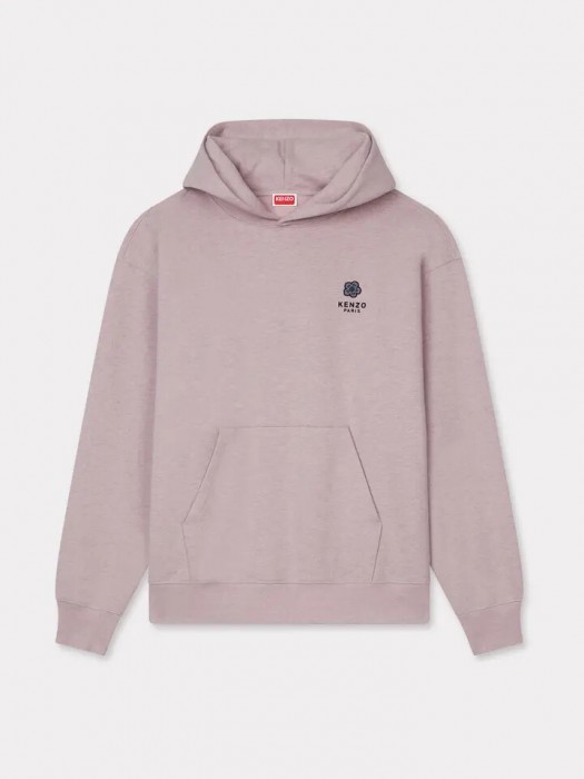 KENZO rose 'Boke Flower' embroidered oversized hoodie.