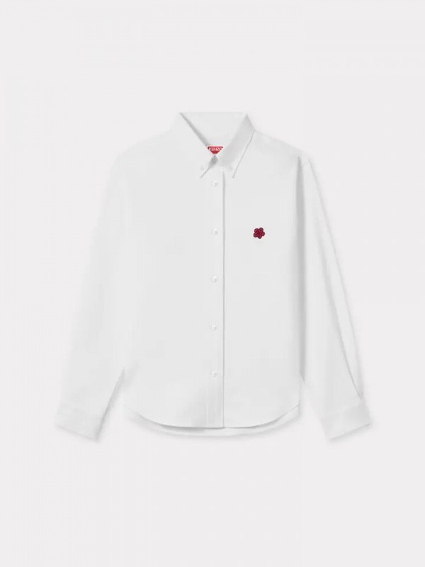 Kenzo άσπρο 'Boke Flower' fitted πουκάμισο 