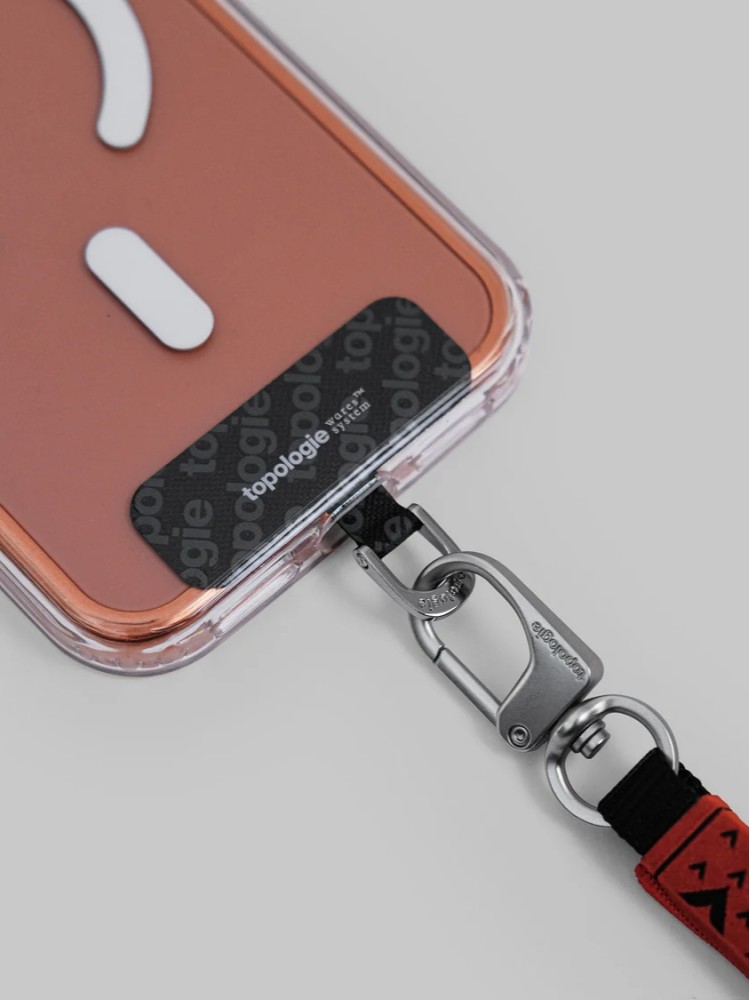 Topologie D-Ring Phone Strap Adapter Black
