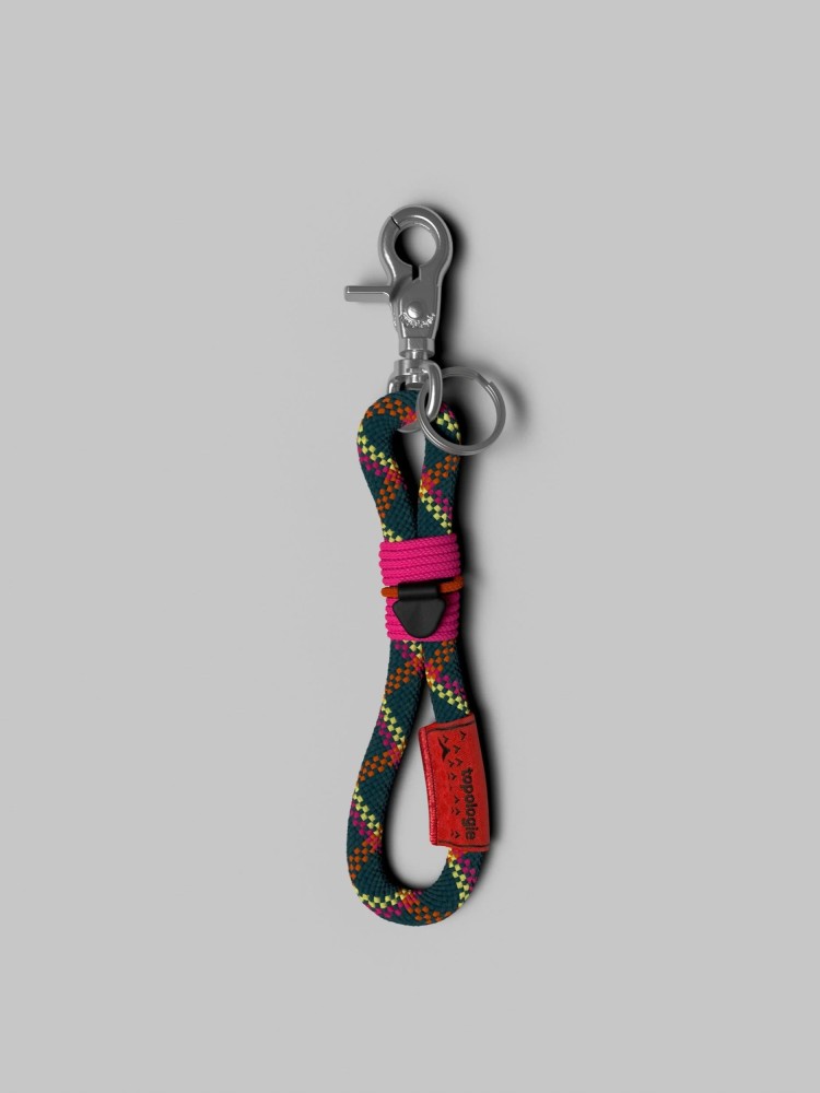 Topologie 8mm Loop Key Holder Deep Teal Helix Poly Topologie 8mm Loop Key Holder Deep Teal Helix Poly