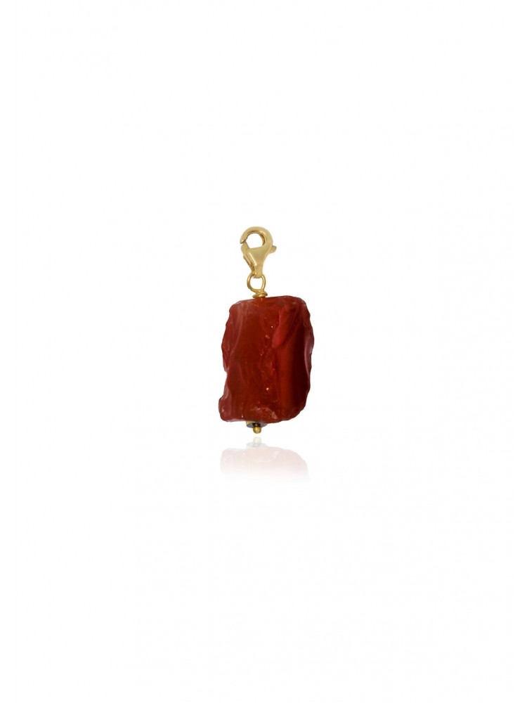 Hermina  red crystal clip on