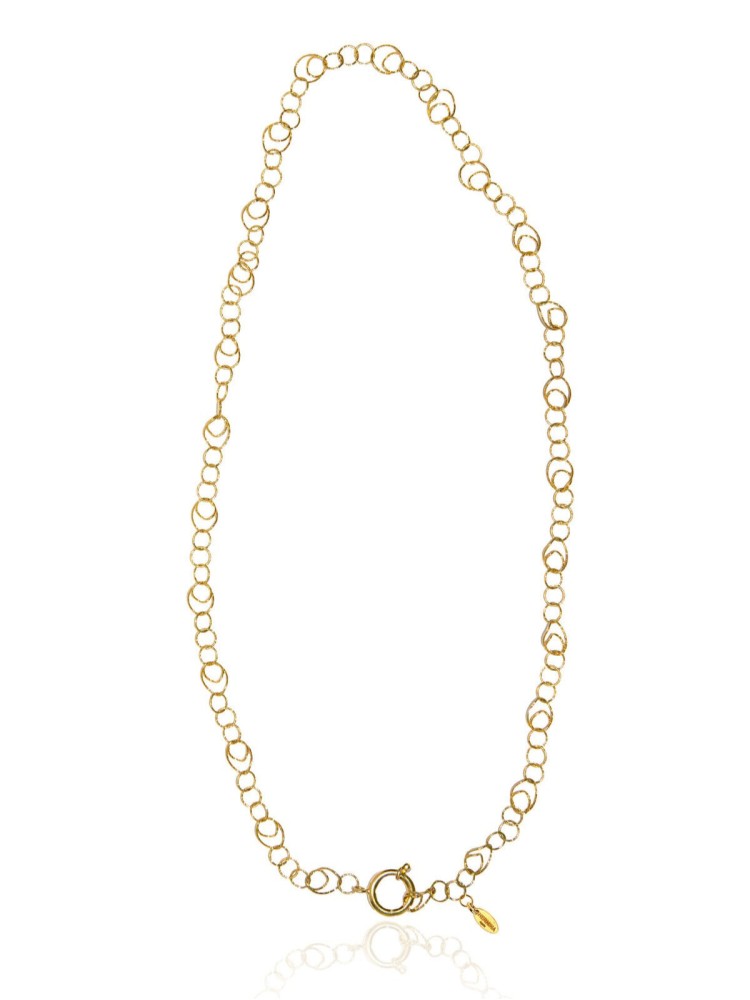 Hermina gold plated sterling silver  medea chain 48 cm