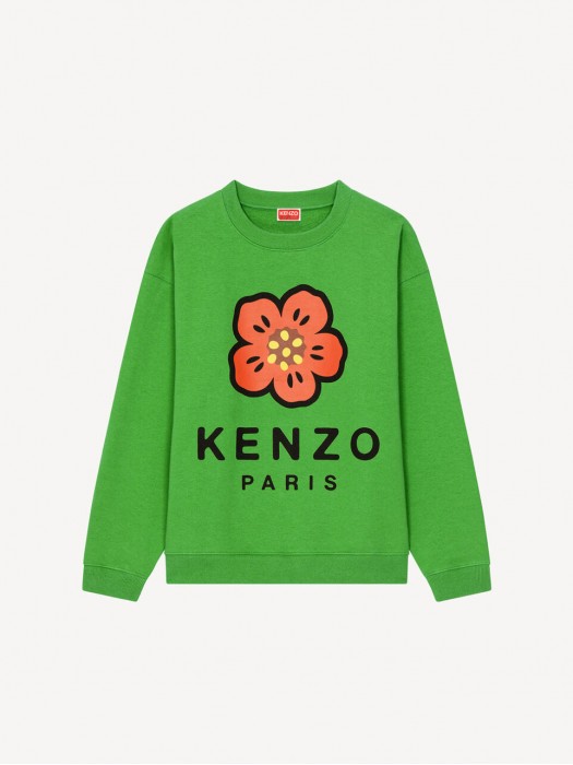 Kenzo grass green boke flower sweatshirt 