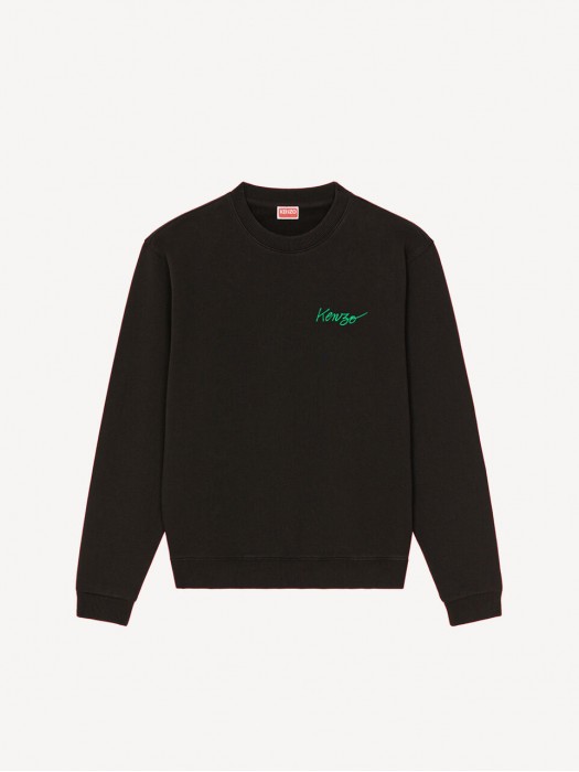 Kenzo 'Poppy' black sweatshirt