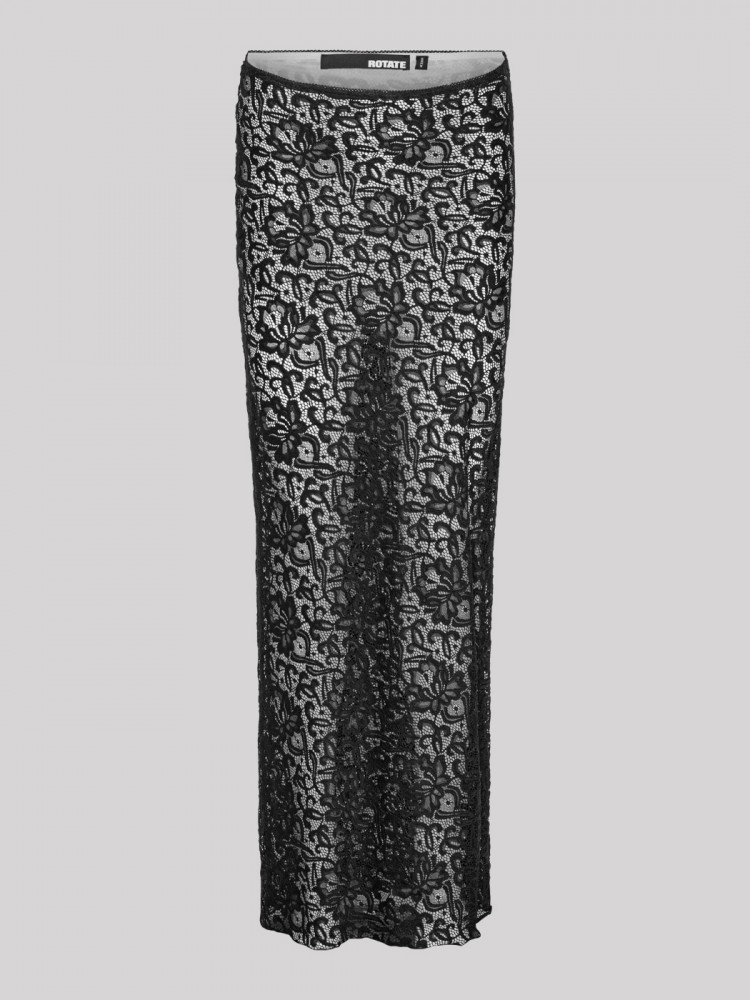 Rotate lace maxi skirt