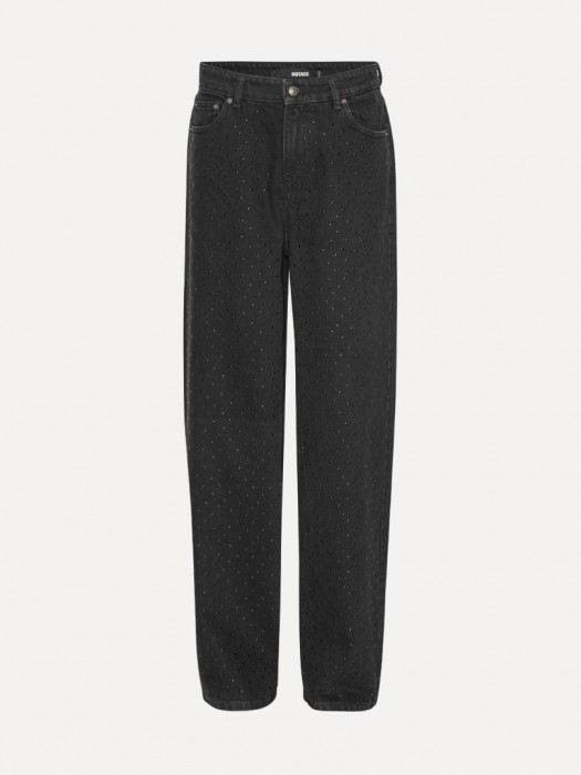 Rotate high rise dark grey jeans