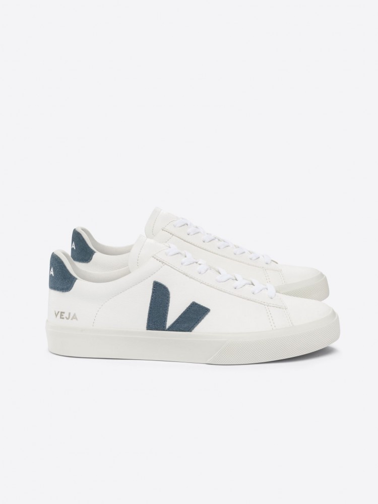 Veja sneaker campo chrome free leather white california