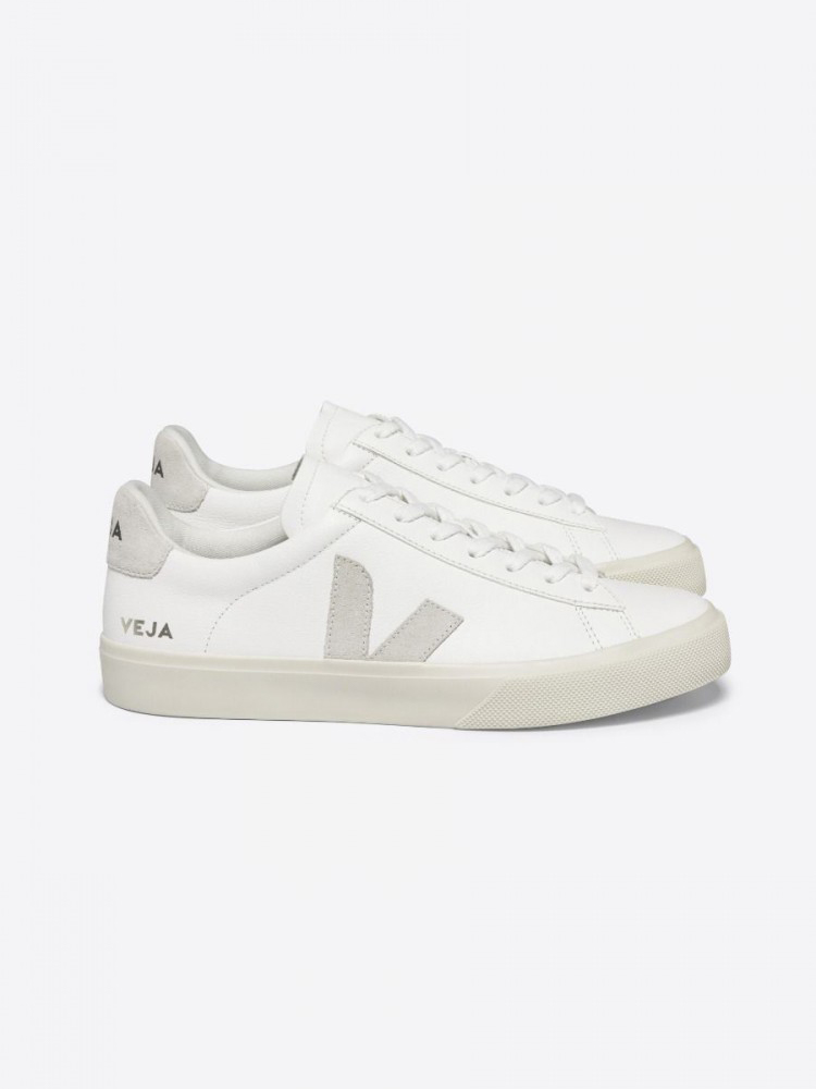 Veja sneaker campo chrome free leather white natural
