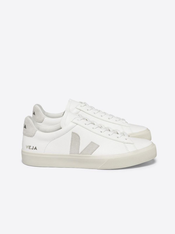 Veja sneaker campo chrome free leather white natural
