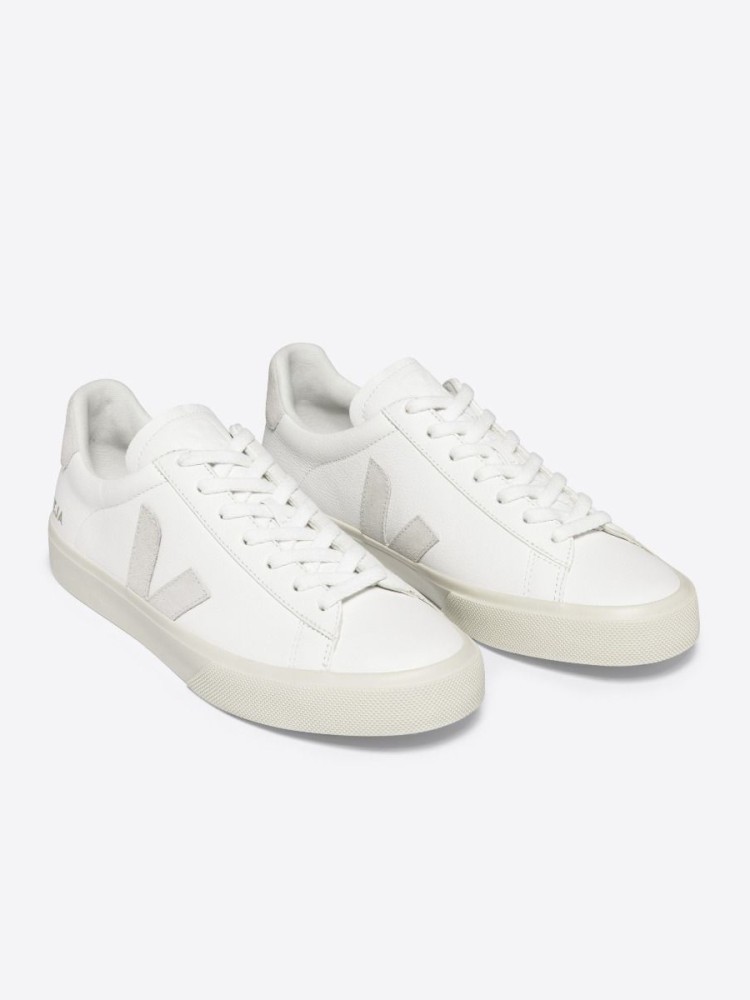 Veja sneaker campo chrome free leather white natural