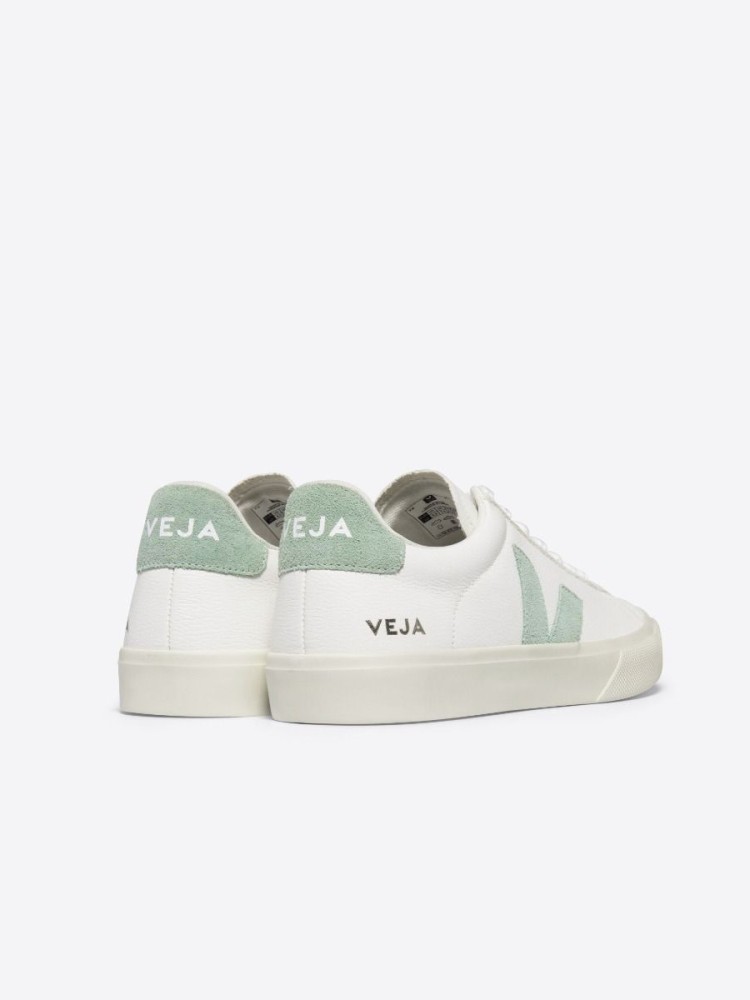 Veja sneaker campo chrome free leather white matcha