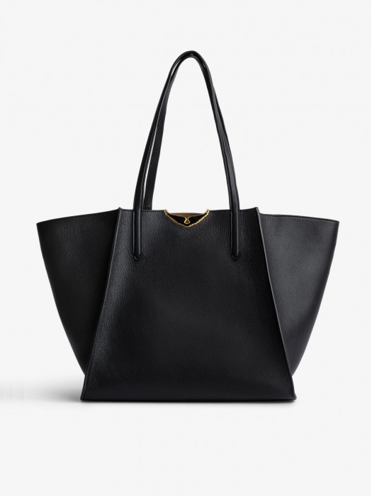 Zadig&Voltaire le borderline black leather bag