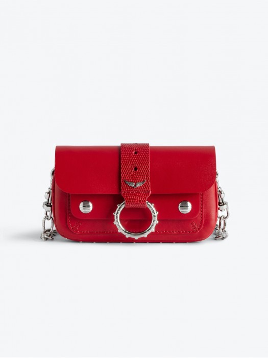 Zadig&Voltaire red Kate wallet smooth calfskin 
