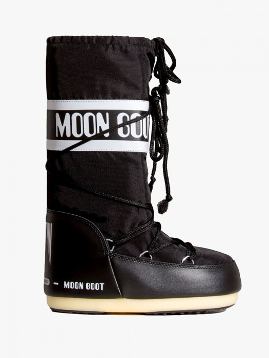 Moon Boot μαύρες classic icon μπότες 
