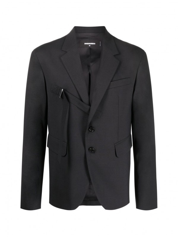 Dsquared2 front strap tailored blazer