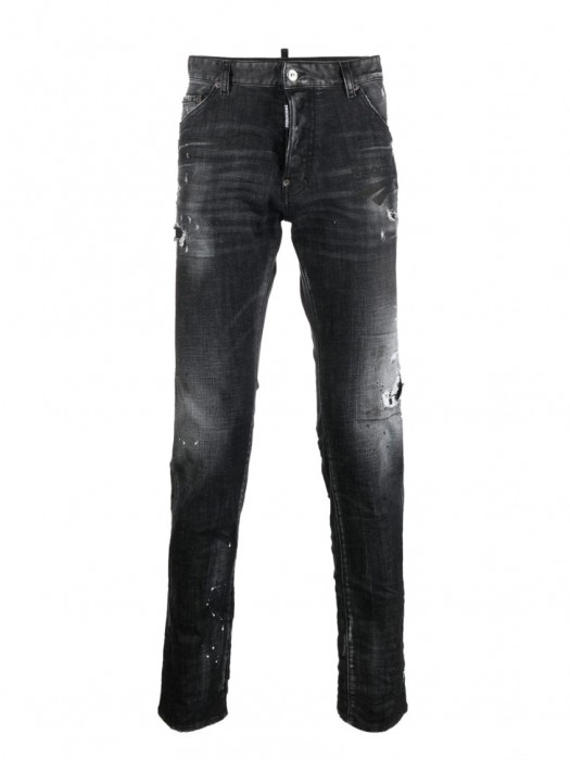Dsquared2 faded distressed slim fit τζιν παντελόνι