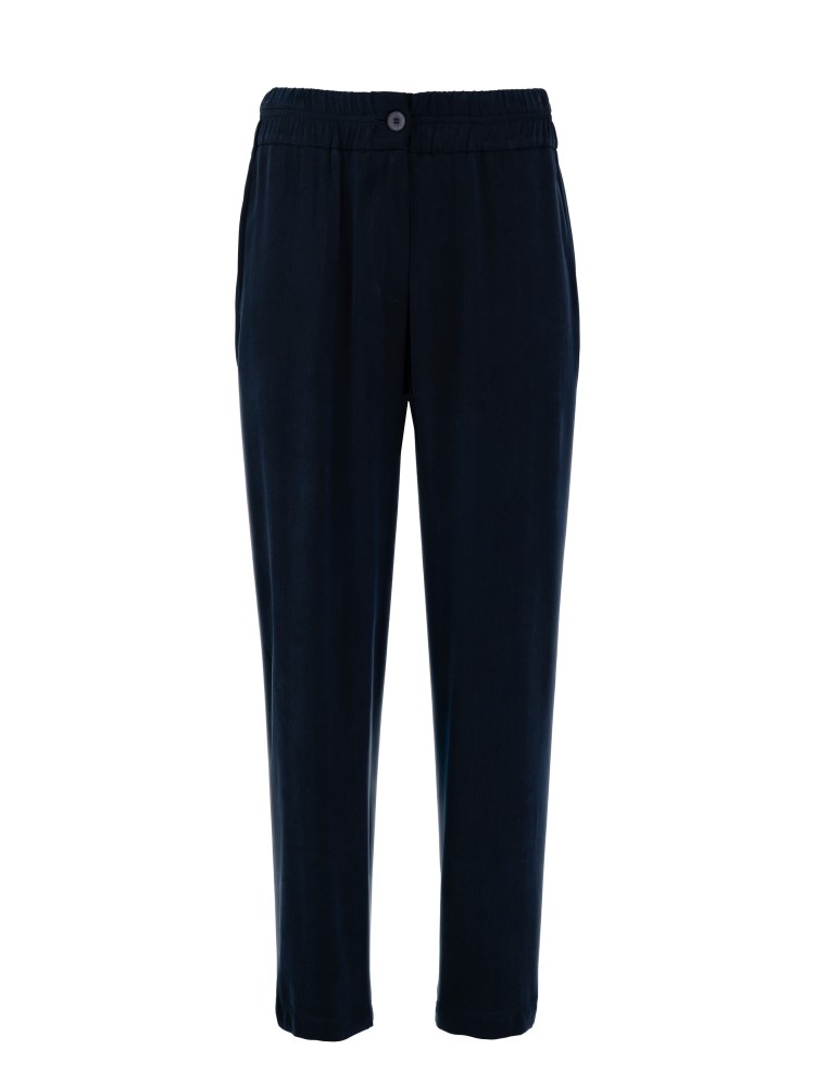 Philosophy blue black cupro jogger pants