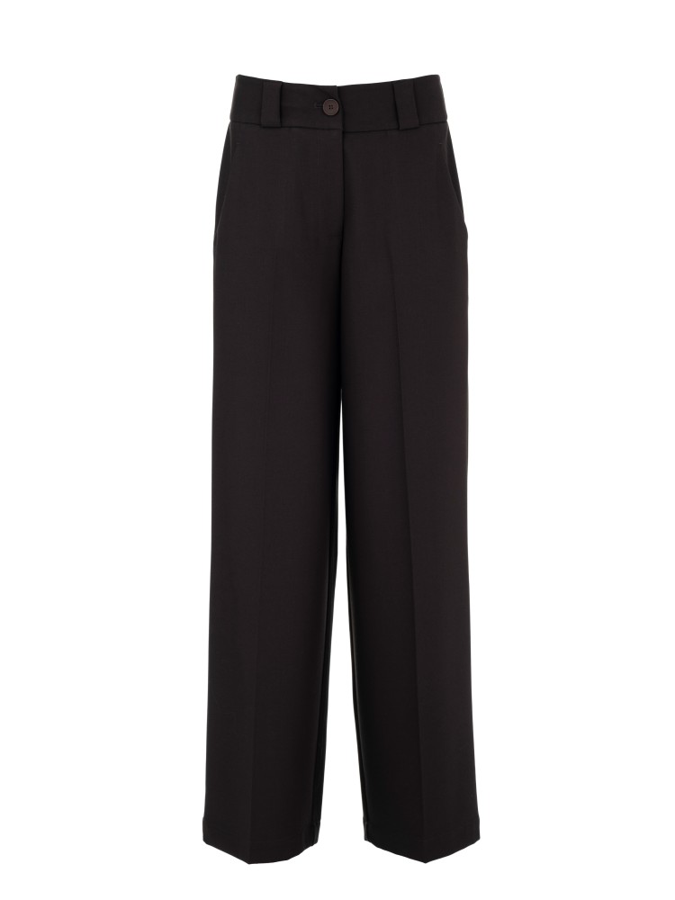 Philosophy καφέ T/R wide leg παντελόνι 