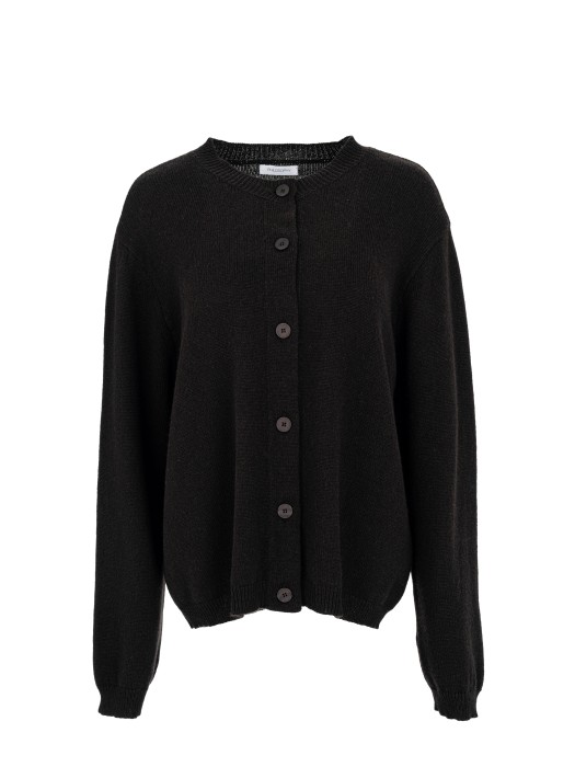 Philosophy cashmere μαύρη πλεκτή ζακέτα