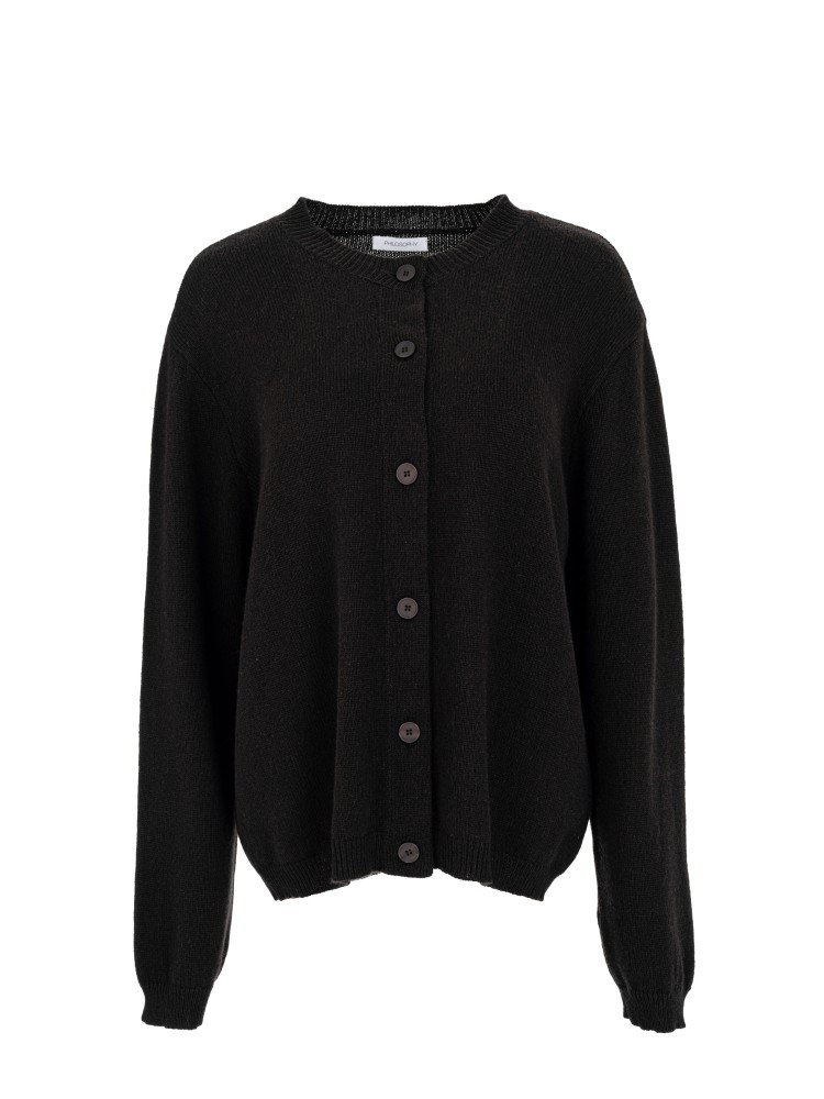 Philosophy cashmere μαύρη πλεκτή ζακέτα