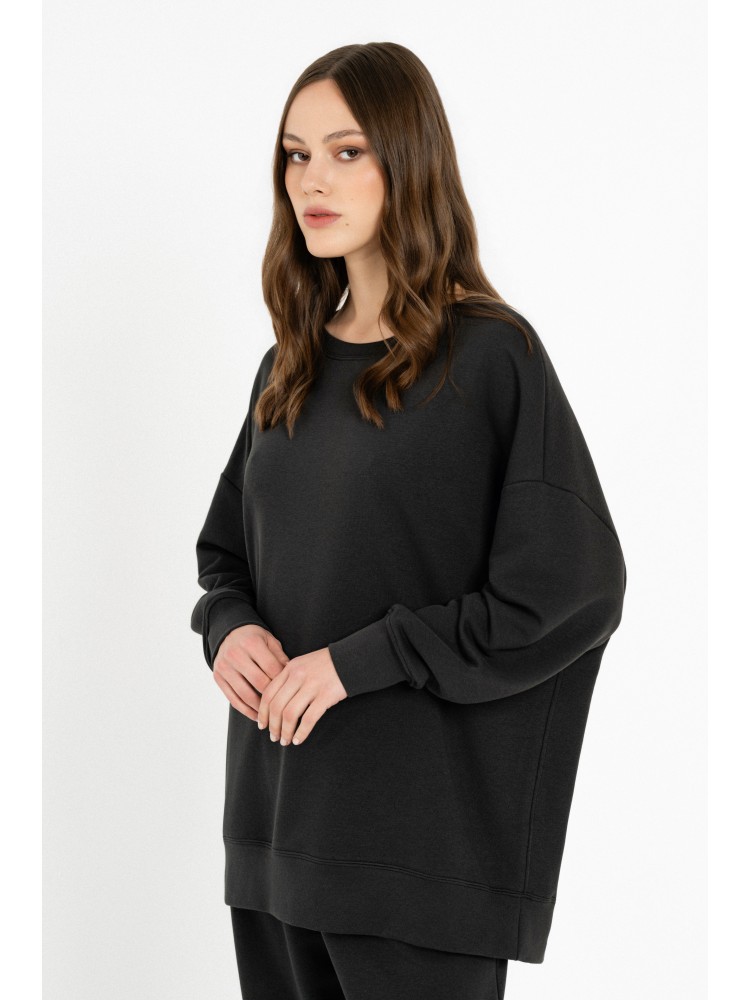 Philosophy off black futter oversized sweatshirt