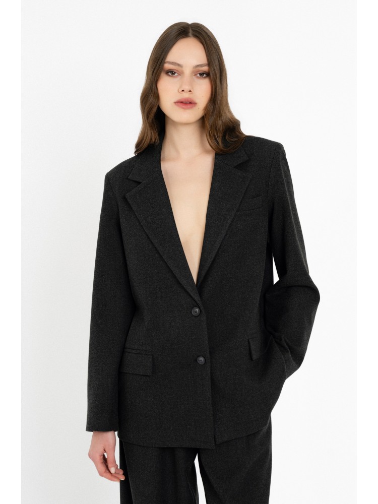 Philosophy anthracite melange heavy T/R σακάκι