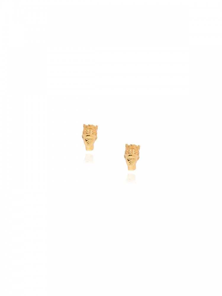 Hermina tyche mini studs gold plated earrings