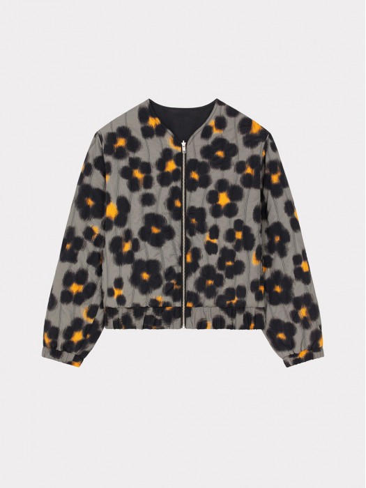 Kenzo 'Hana leopard reversible bomber jacket