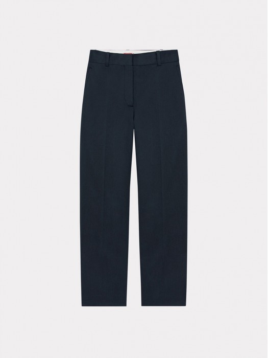 Kenzo midnight blue cropped tailored παντελόνι