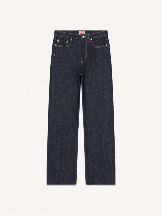 Kenzo asagao straight fit denim pant