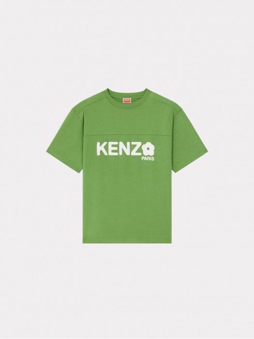 Kenzo Boke Flower πράσινη κοντομάνικη μπλούζα σε άνετη γραμμή
