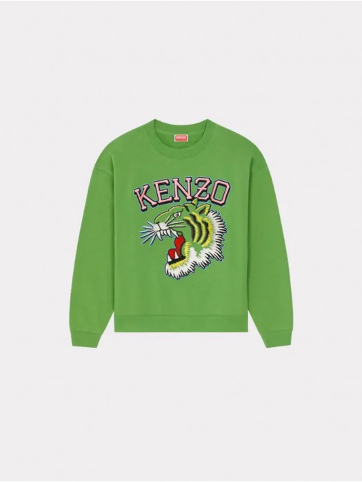 Kenzo 'Varsity Jungle' tiger grass green sweater