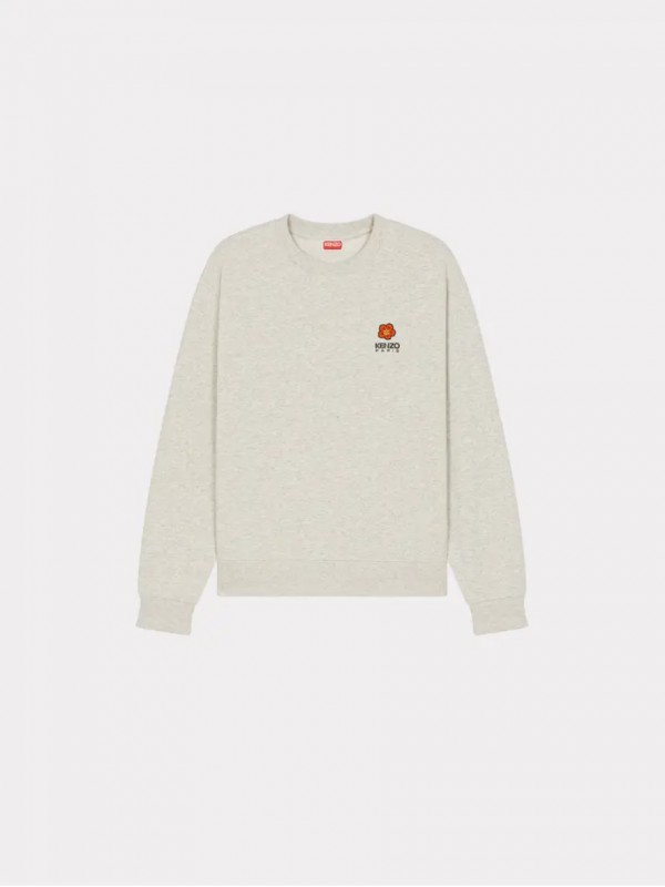 Kenzo 'Boke Flower' pale grey sweater