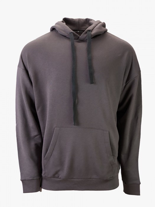 Nineteen grey long sleeves hoodie
