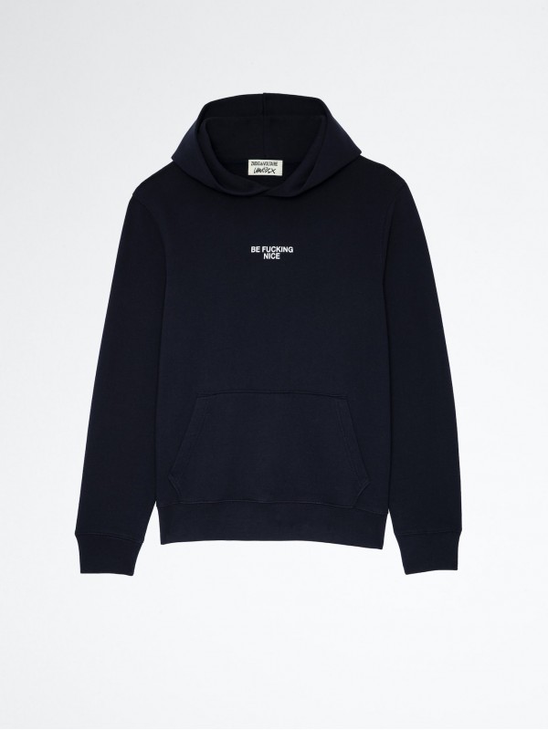 Zadig & Voltaire sanchi mo be fucking nice blue hoodie