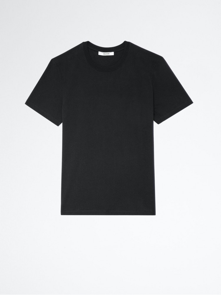 Zadig&Voltaire ted hc photoprint gas station μαύρη κοντομάνικη μπλούζα